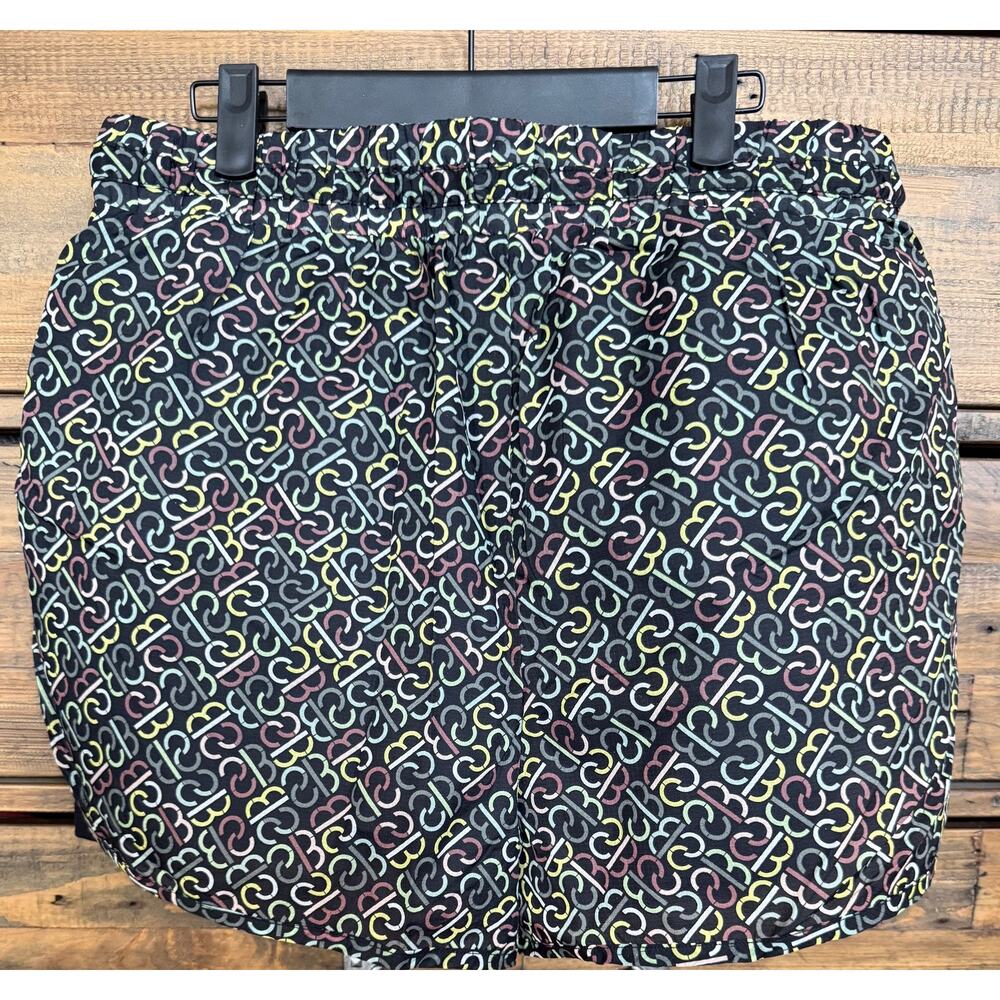 Sweaty Betty Slip Stream Run Shorts Womens XL Black SB Slot Print Lined Running - Picture 2 of 9